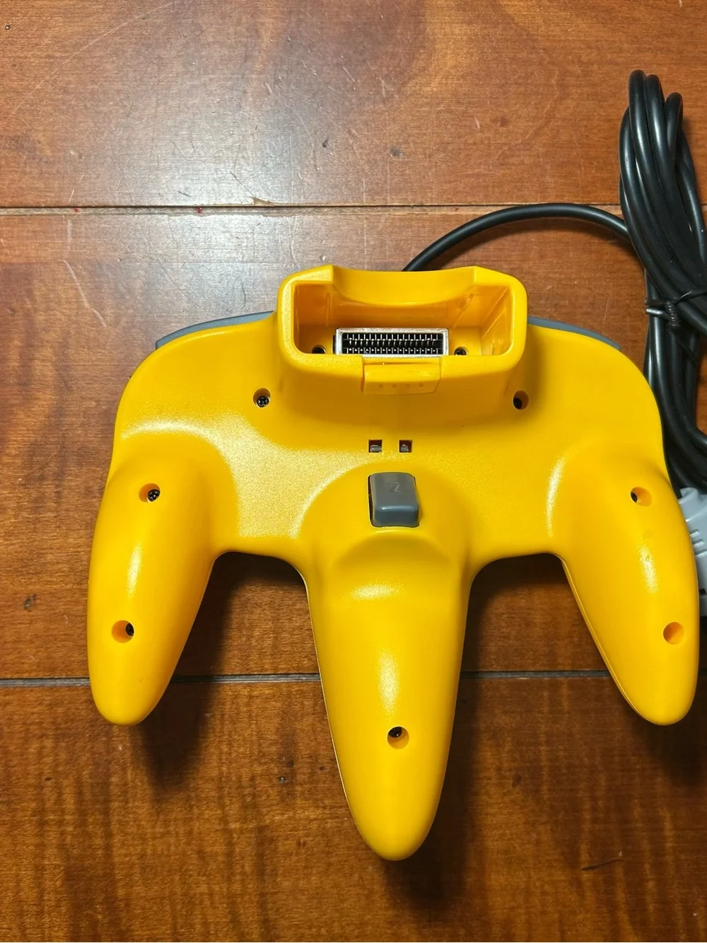 Yellow Retro Video Game Controller - Wired Nintendo 64 Style